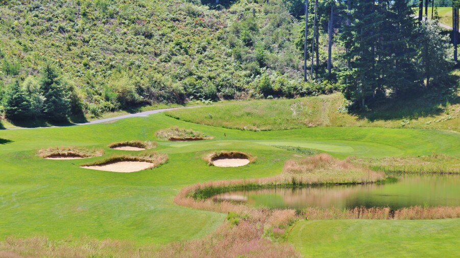Gold Mountain Golf Club - Olympic Course - hole 18
