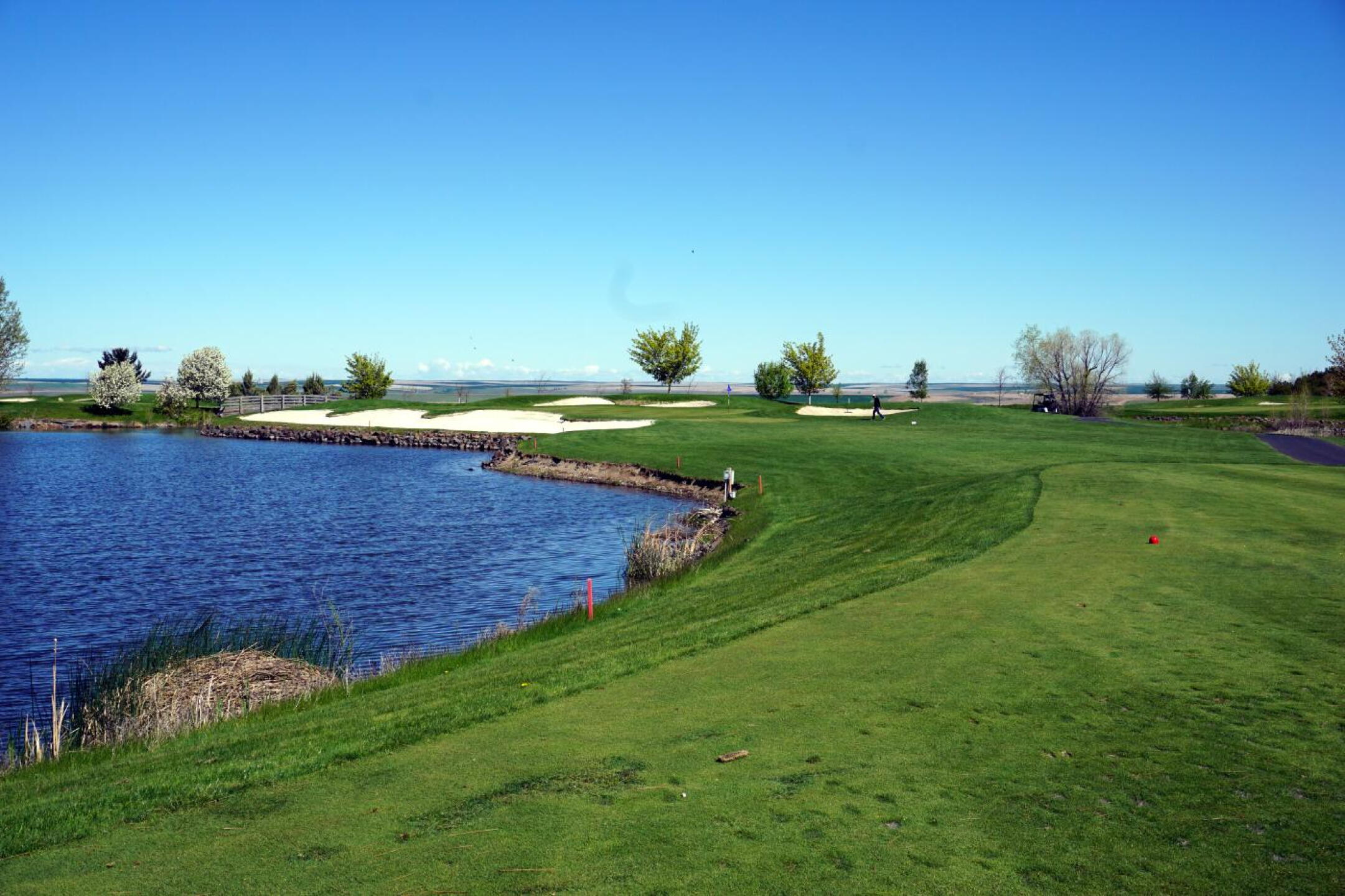 Wildhorse Resort GC, Hole 16, Par 3, 172 yds (Photo submitted by DYakimec on 05/06/2019)