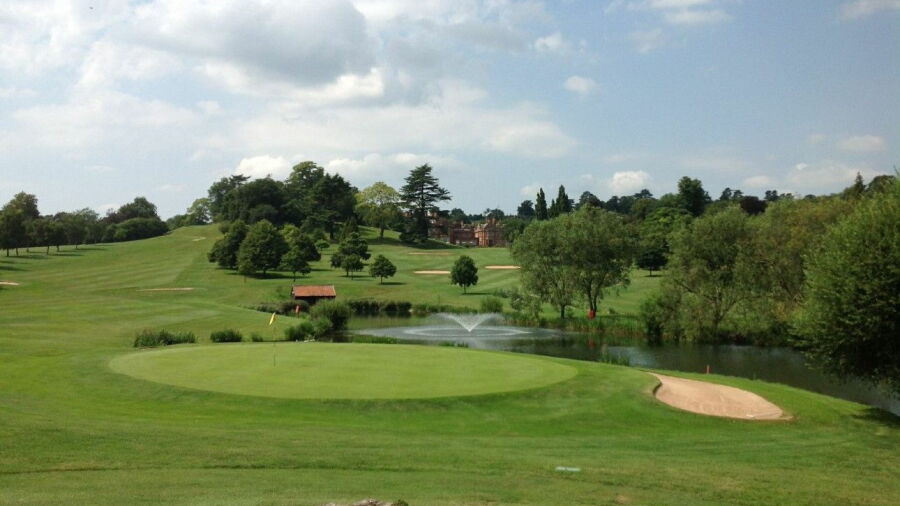 8th and 16th greens at Welcombe