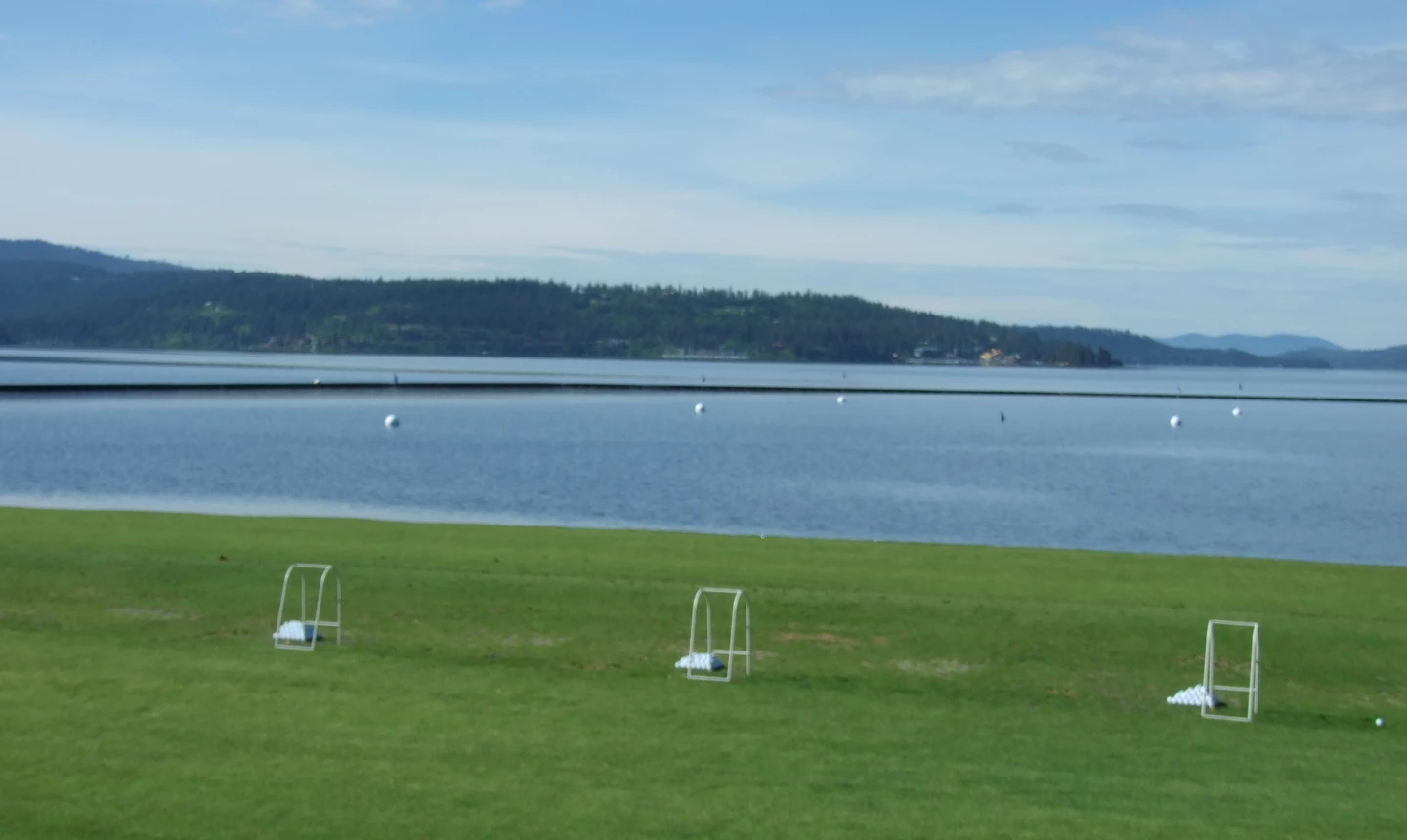 Coeur d'Alene resort - practice range