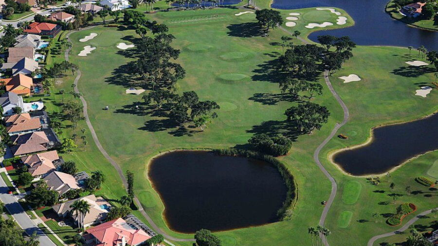 Stonebridge GCC: Aerial view