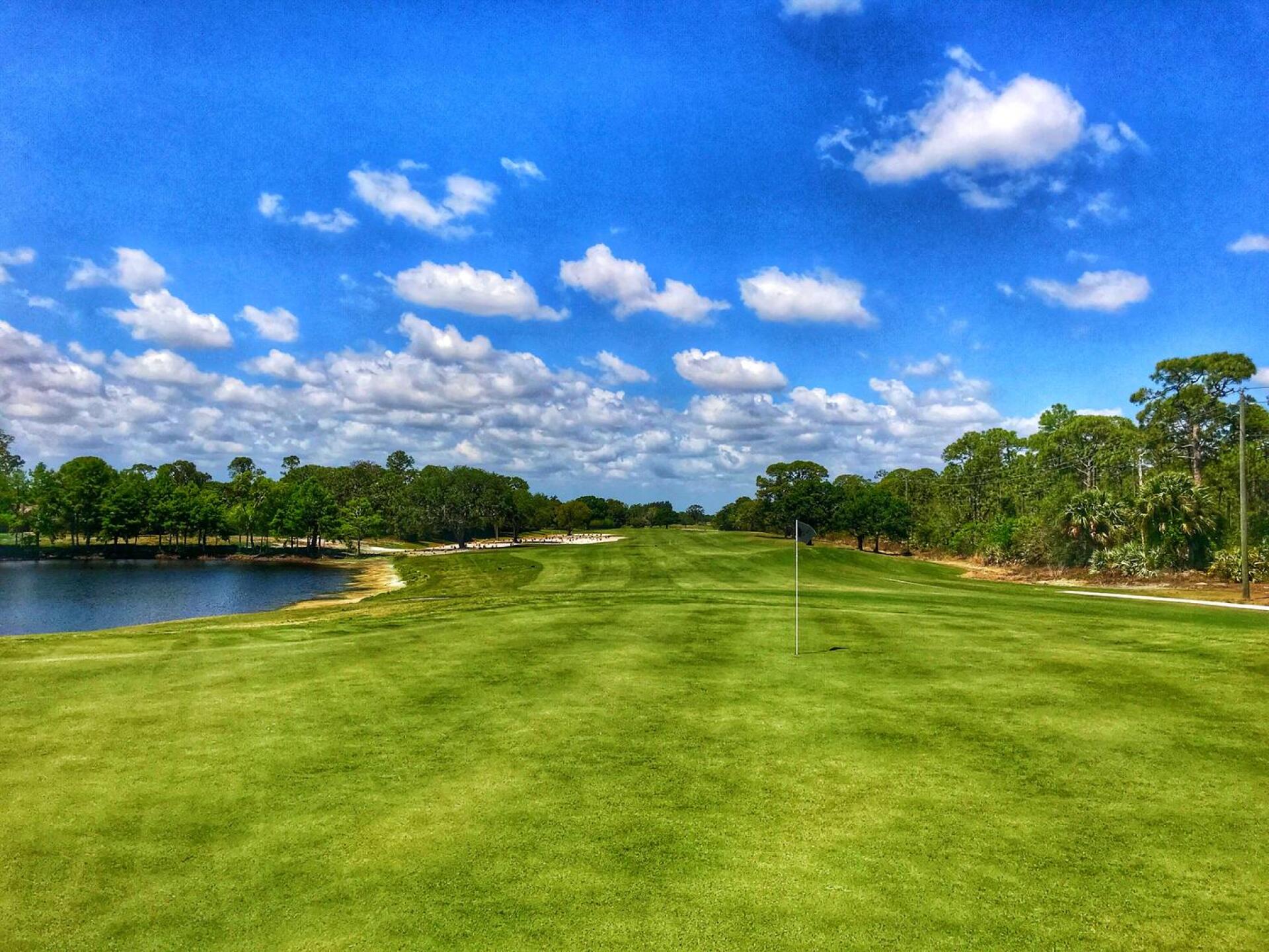 The par-5 15th at Banyan Creek can stretch as long as 636 yards from the back tees. (Photo submitted by TimGavrichGP on 04/17/2018)