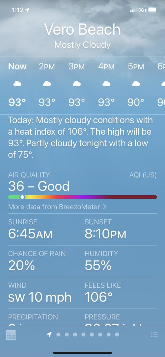 Almost too hot for golf (Photo submitted by sb394ever on 08/02/2021)