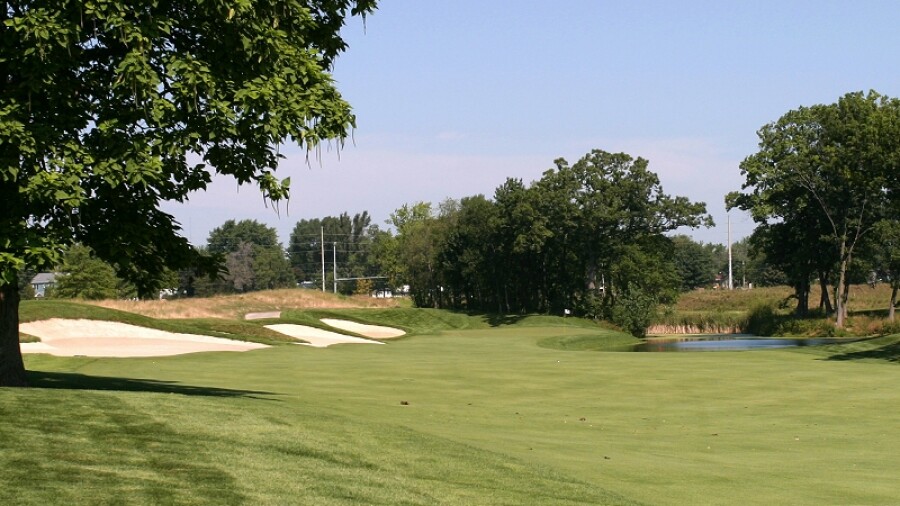 TPC Deere Run golf course - hole 10