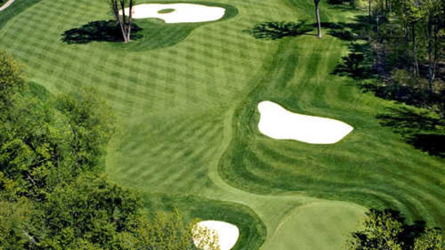 Oakhurst GCC: Aerial view
