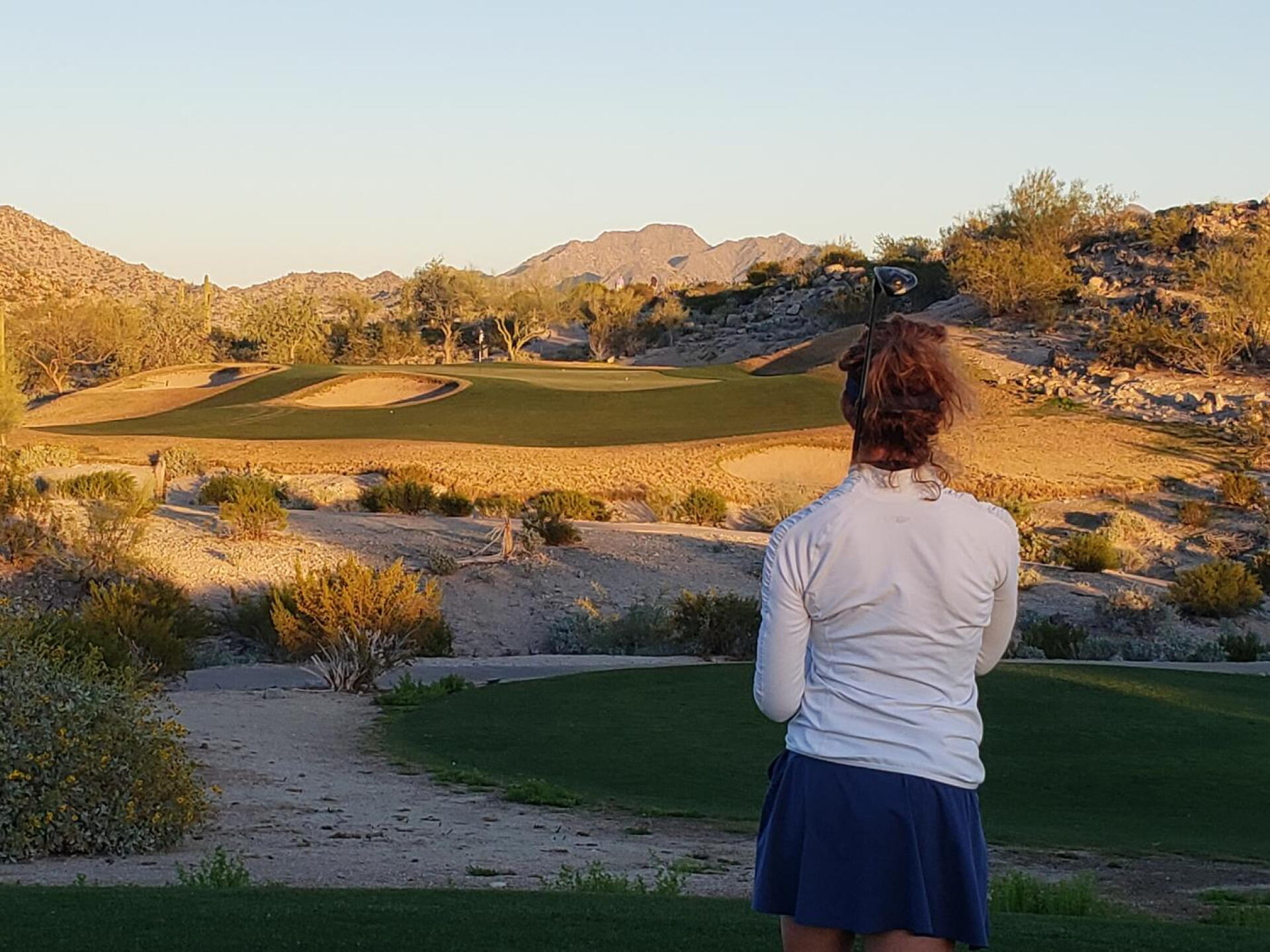 She hit the green! (Photo submitted by u000005923313 on 02/20/2022)