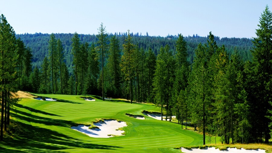 Gozzer Ranch Golf and Lake Club - hole 8