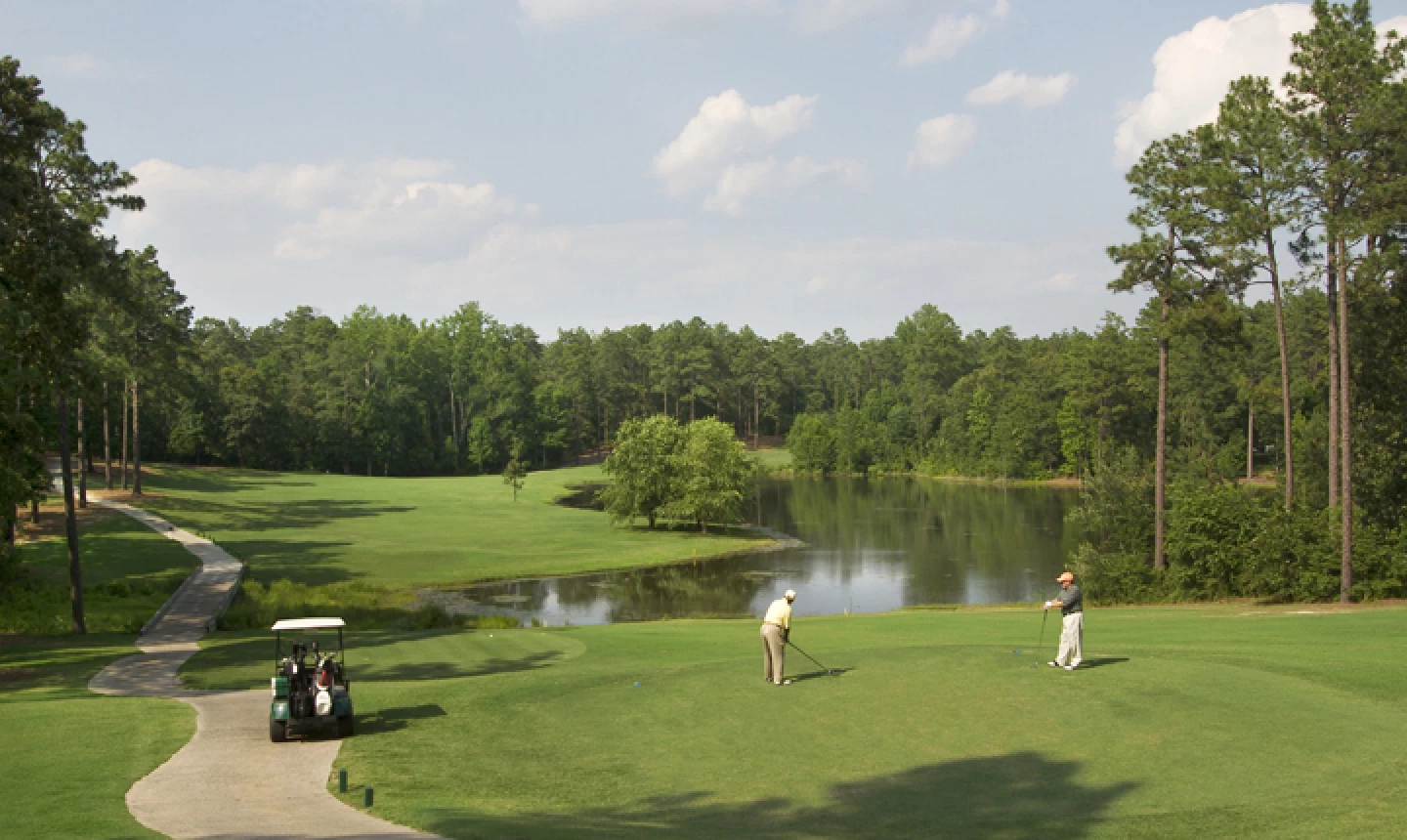 Pinehurst No. 9 golf course - hole 4