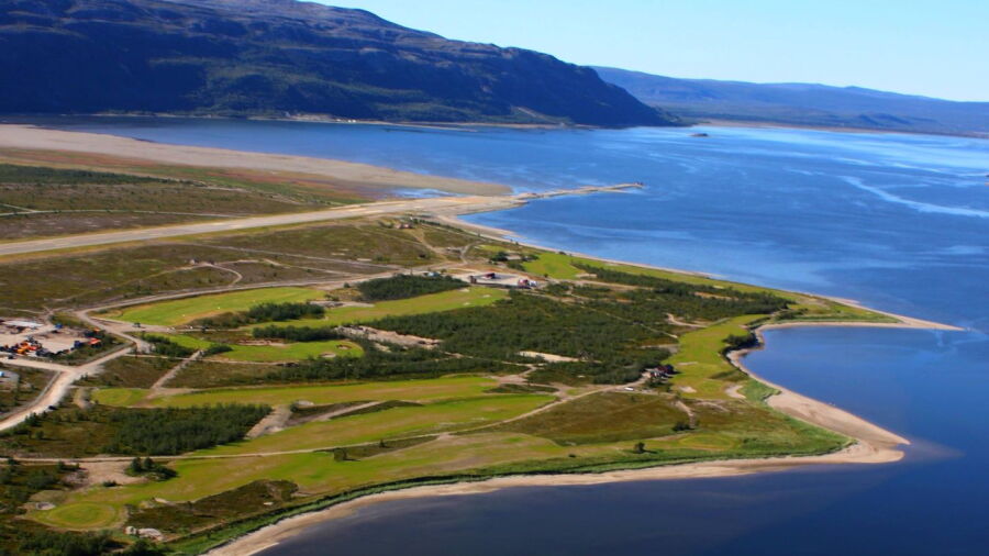 North Cape GC: Aerial view