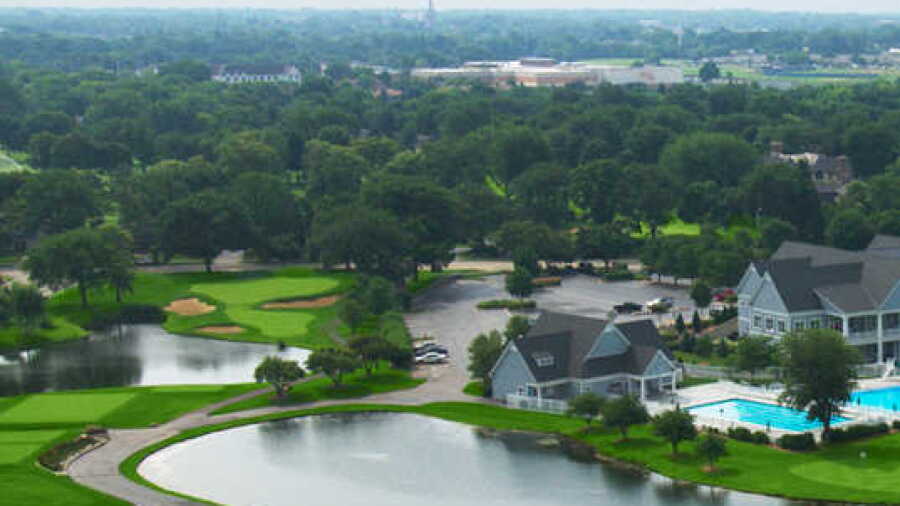 Cress Creek CC: Aerial view