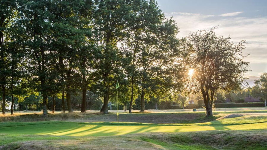 17th green, Mid Herts