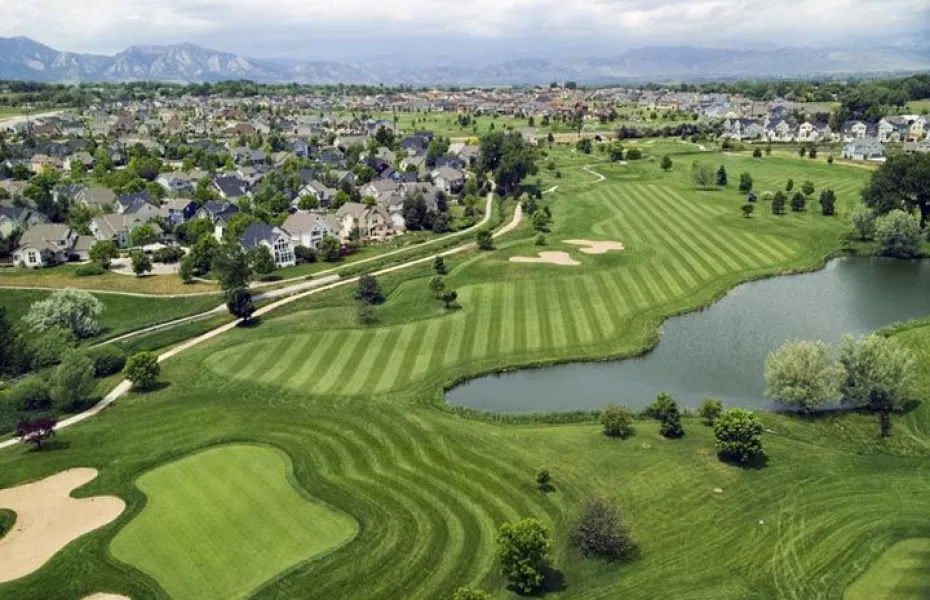 Indian Peaks GC: Aerial view