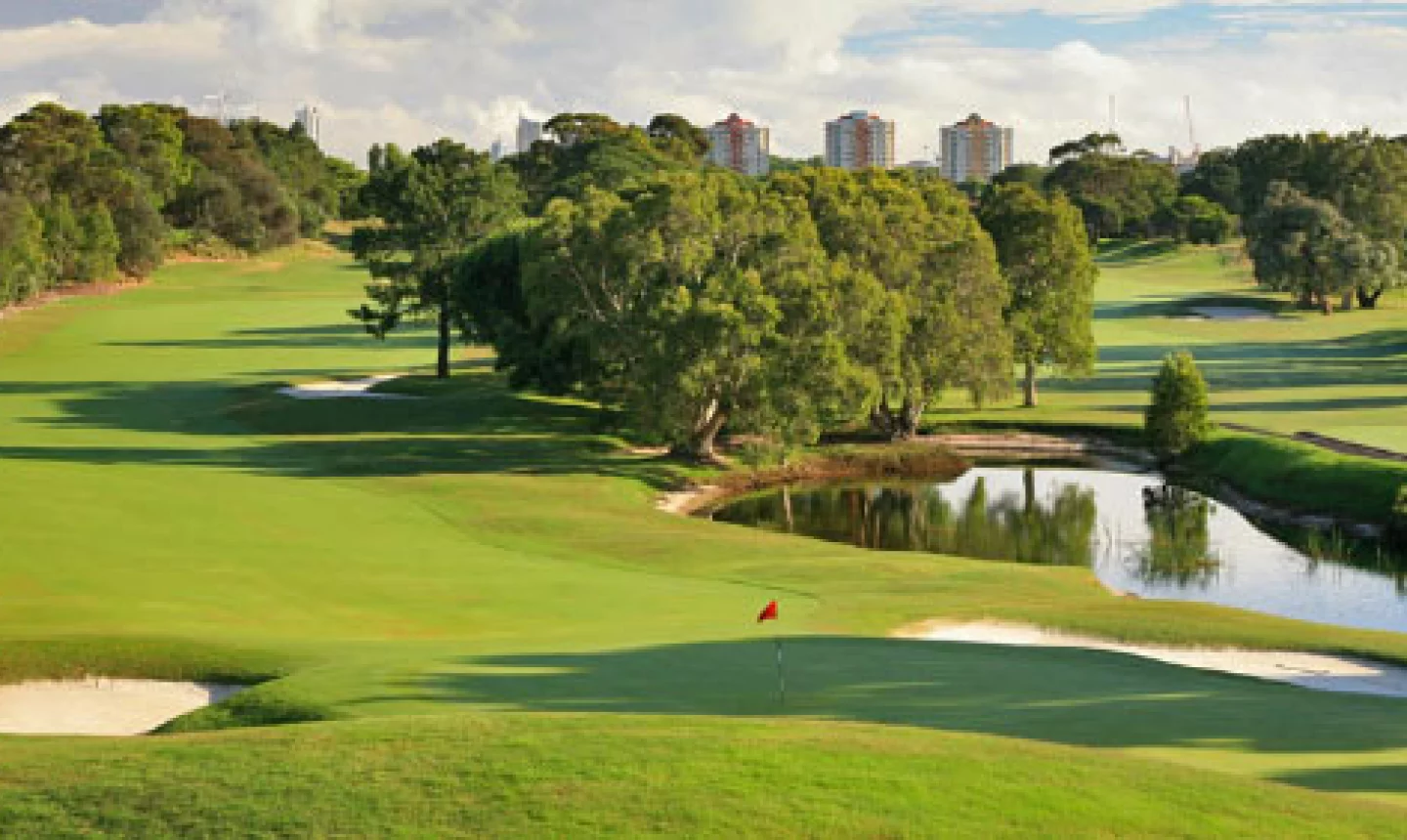 The Australian golf course - 9th hole