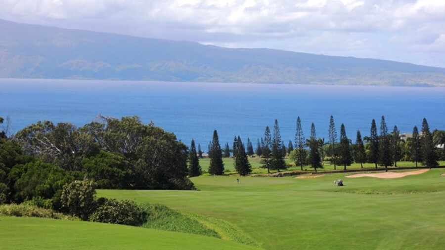 Plantation golf course at Kapalua - no. 17