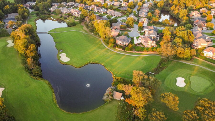 Salem Glen CC: Aerial