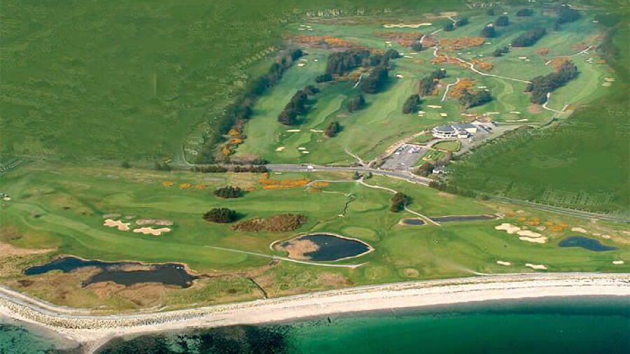 Galway GC: Aerial view