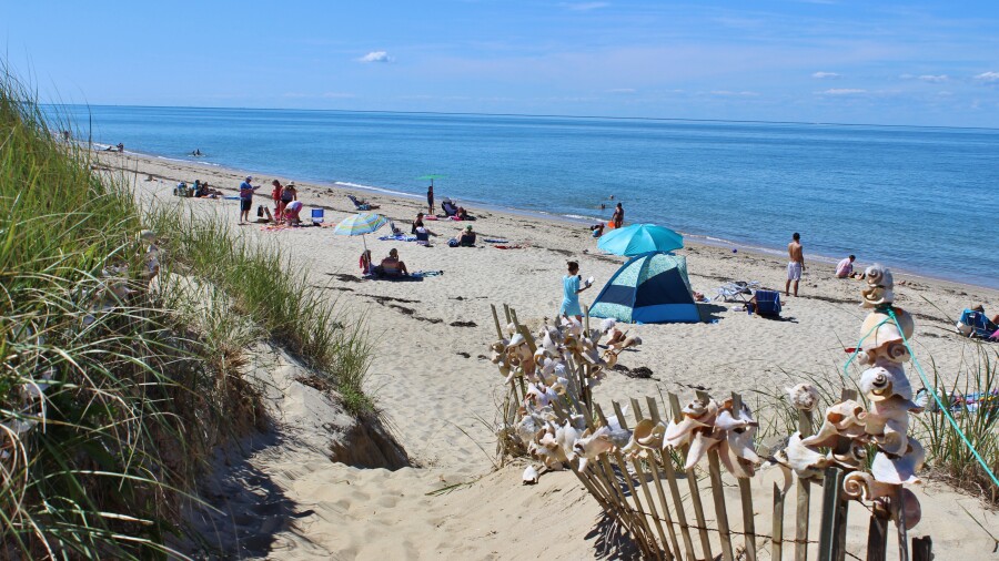 Nantucket beaches on Cape Cod