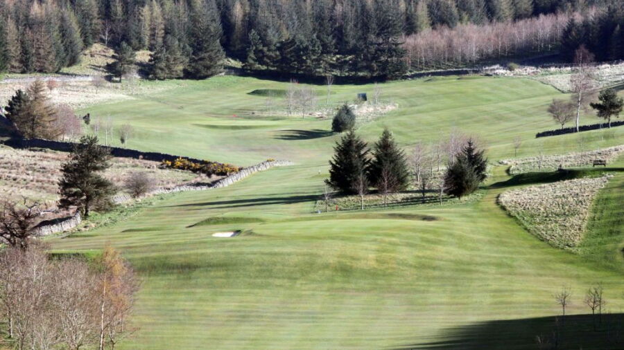 View from Galashiels Golf Club