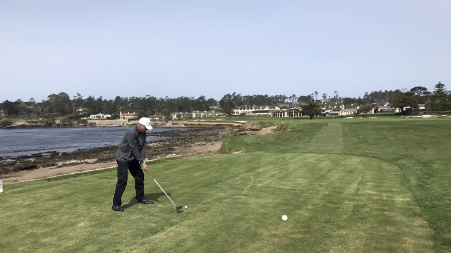 Pebble Beach Golf Links - 18th tee 