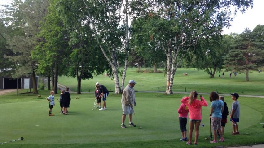 Fox Lake GC: Practice area