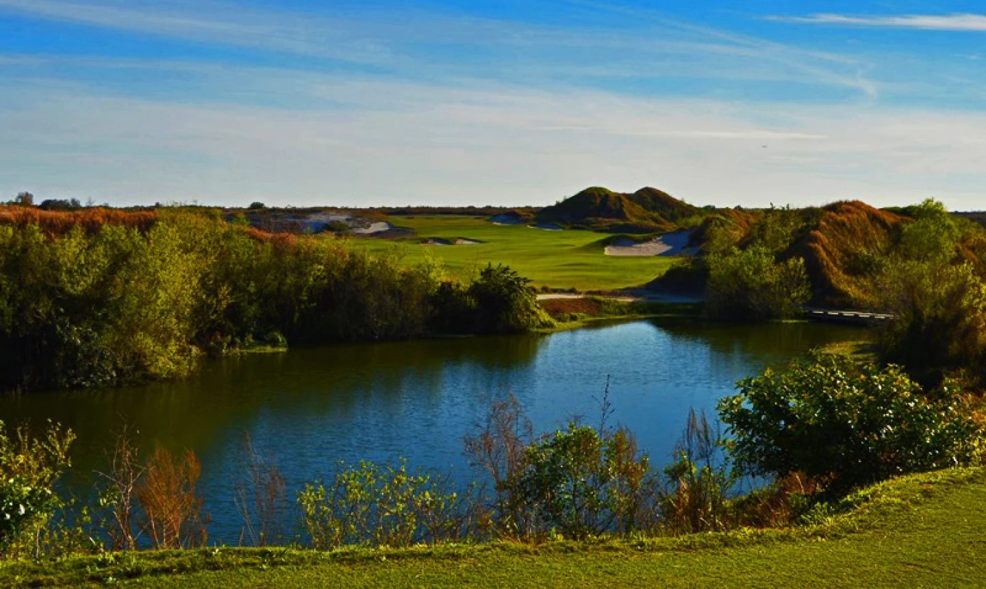 Streamsong Red golf course - hole 1