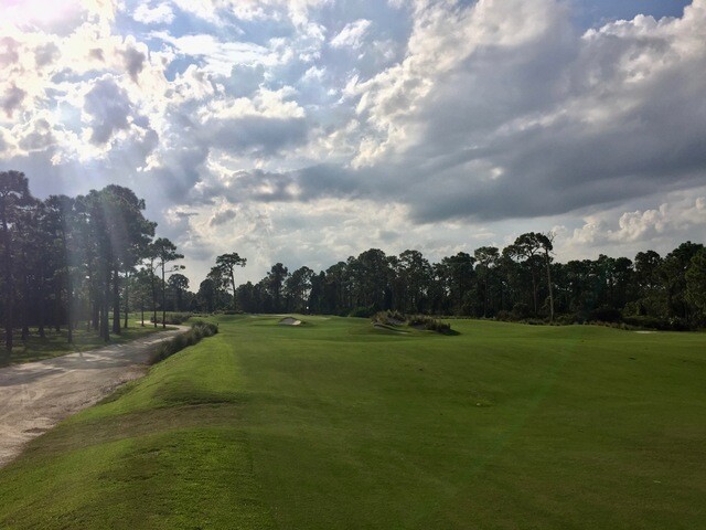 PGA Dye 12 left approach