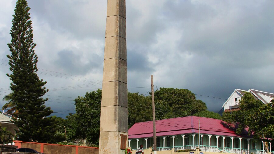 War memorial on St. Kitts