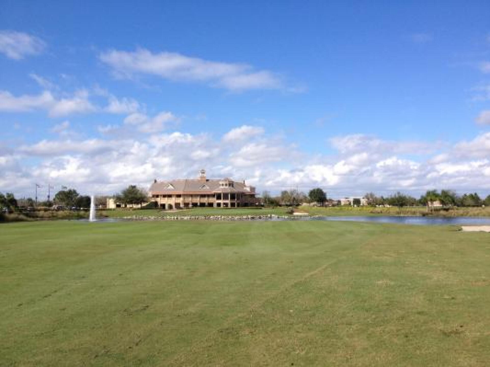 View towards the 18th green - reminds me of the 2010 at Celtic Manor (Photo submitted by KatherineSokol on 12/30/2014)