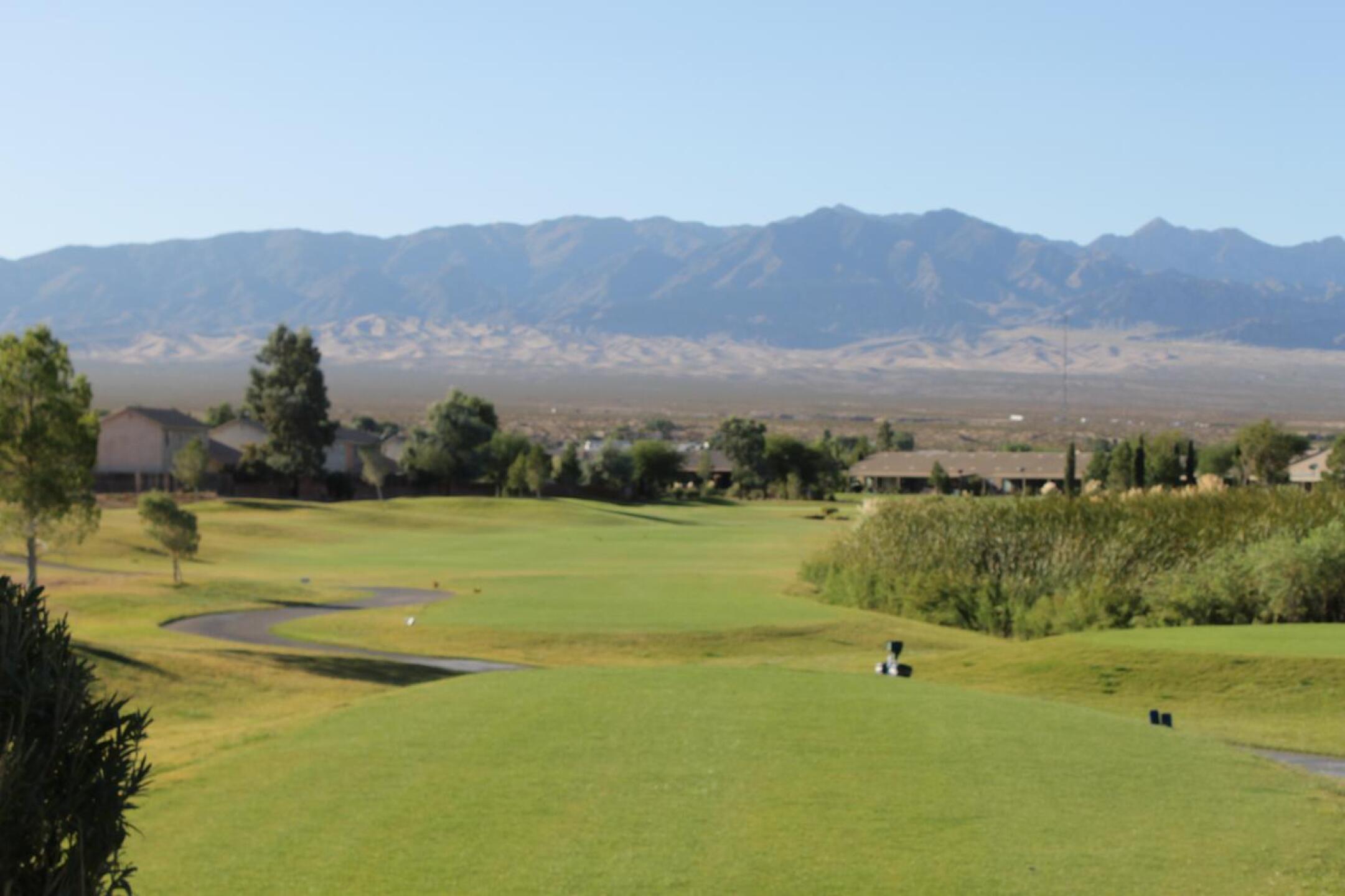 Hole #1, Par 4. (Photo submitted by coyotewillows on 10/10/2017)