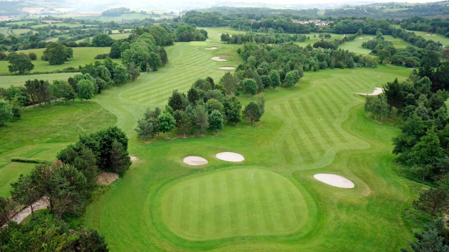 6th and 7th fairways at Dainton Park