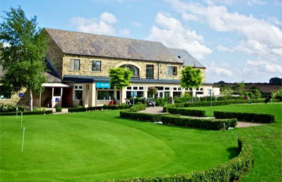 Leeds Golf Centre's clubhouse