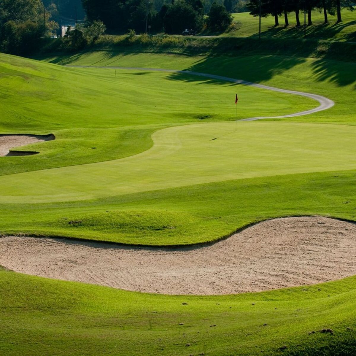 Warrior's Path State Park Golf Course in Kingsport, Tennessee, USA