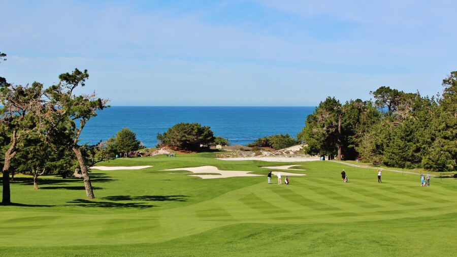 Spyglass Hill G.C. - hole 1
