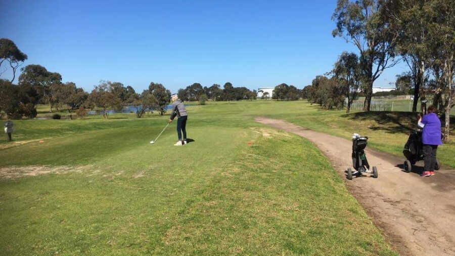 Golfers at Altona Lakes GC