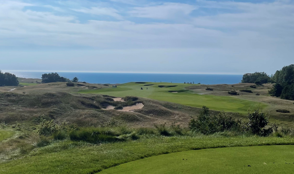 Arcadia Bluffs Golf Course hole 3