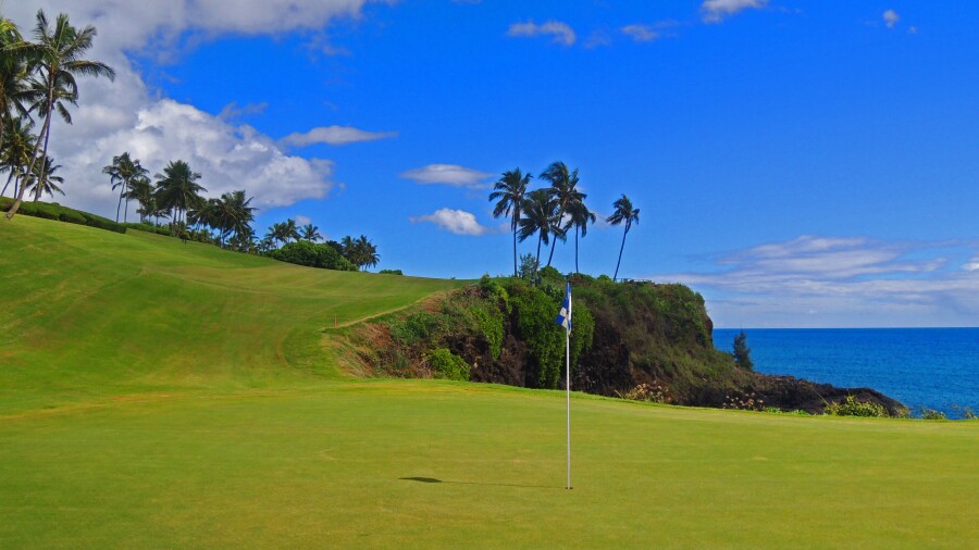 Ocean course at Hokuala - views 