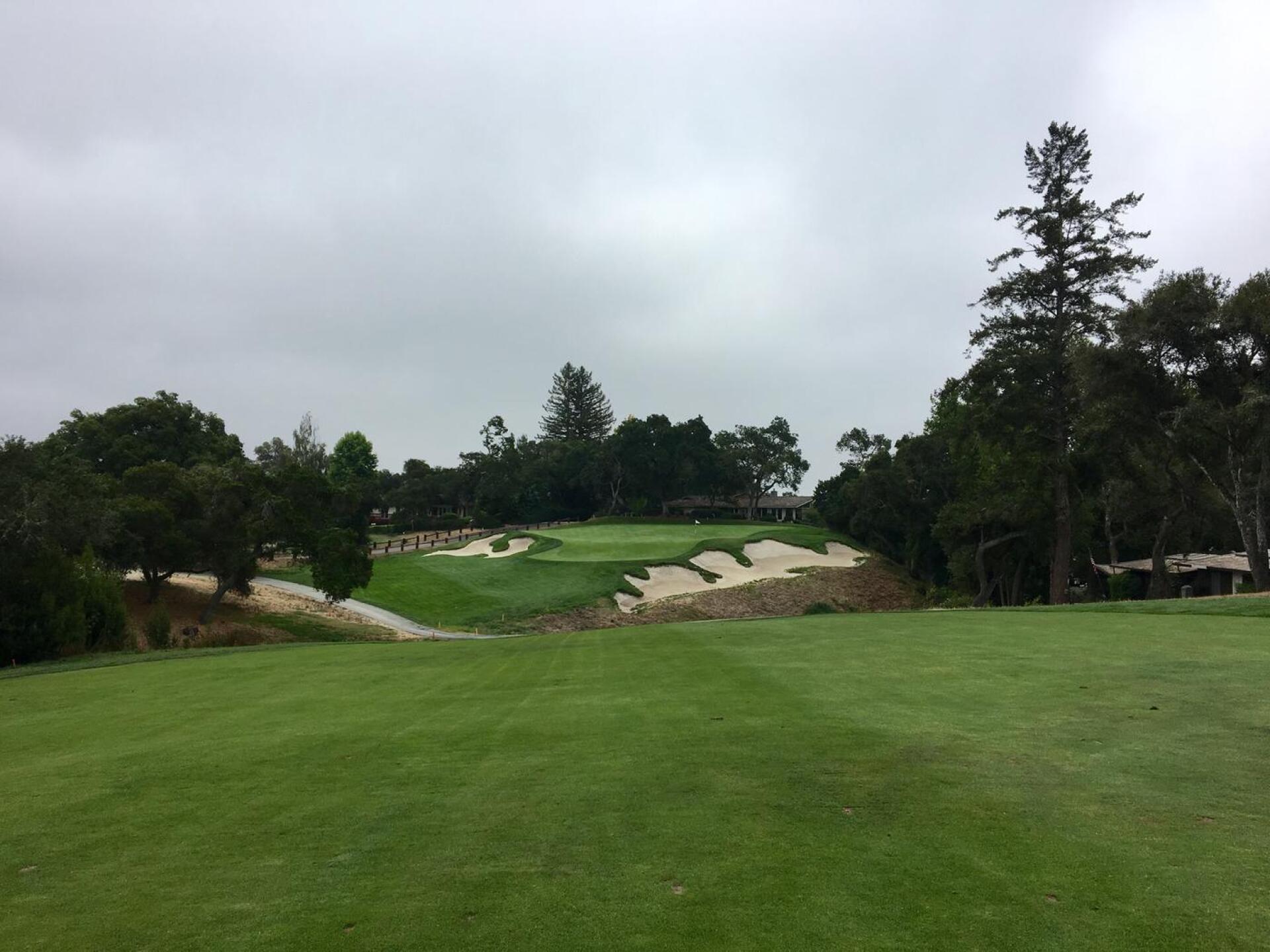 Makenzie called the par-4 16th the greatest two-shotter in the world, largely due to the three-tiered green. No room for error long, short or right. (Photo submitted by BrandonWebb on 08/12/2017)
