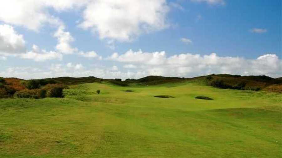11th green at Pyle and Kenfig Golf Club