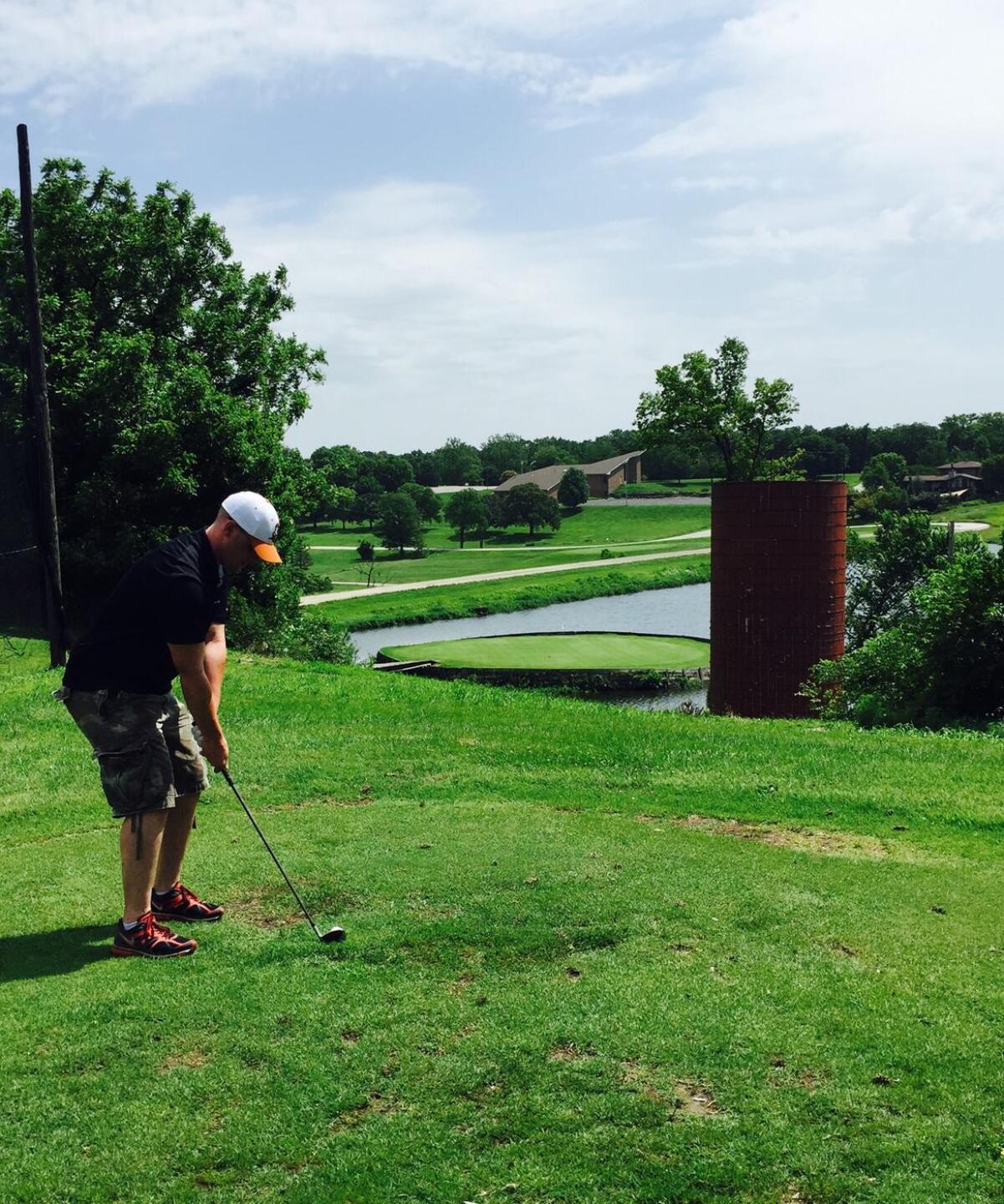 Island Green on 18 is tougher than it looks. Very happy with par! (Photo submitted by putt4d0 on 03/15/2016)