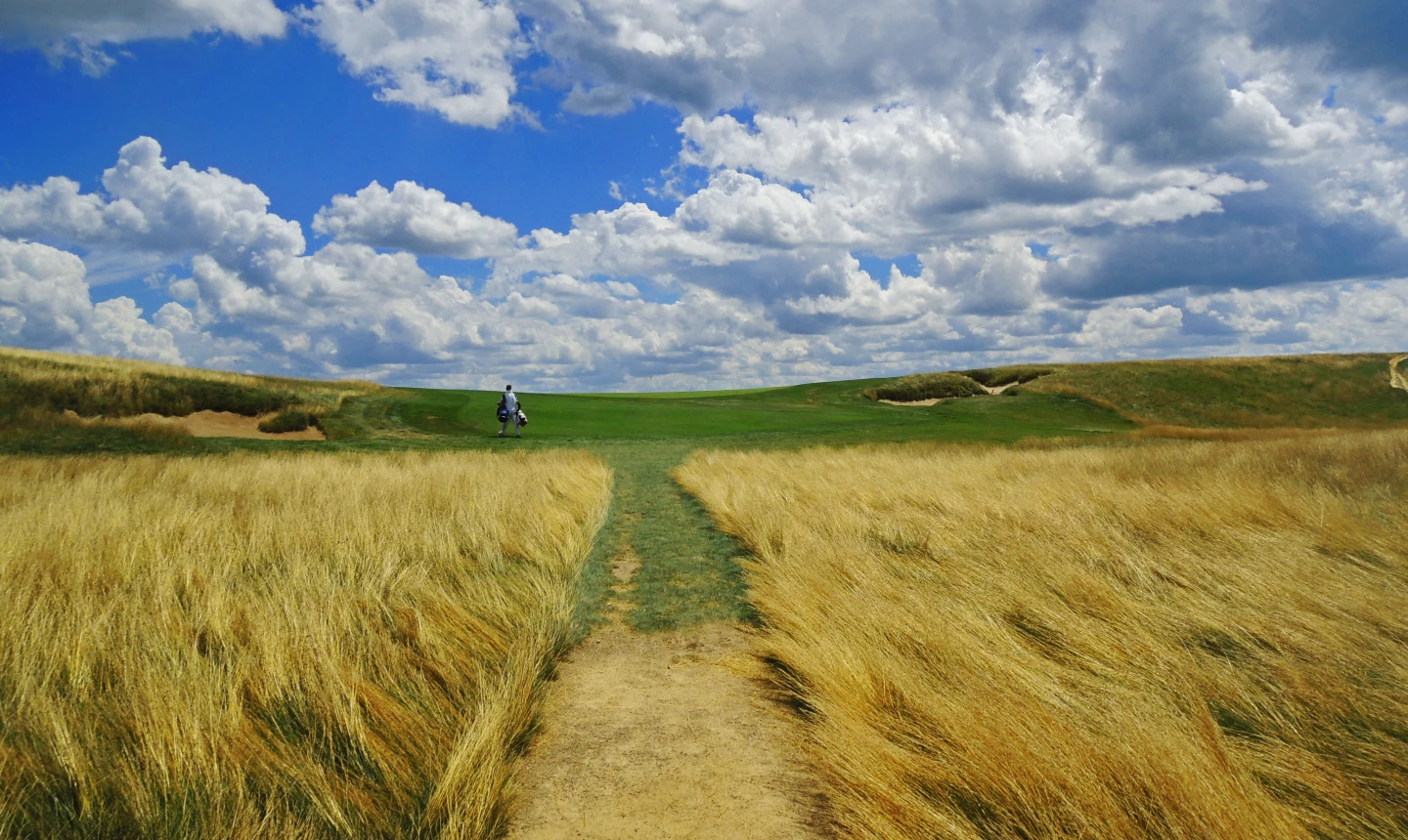 Erin Hills golf course - No. 6