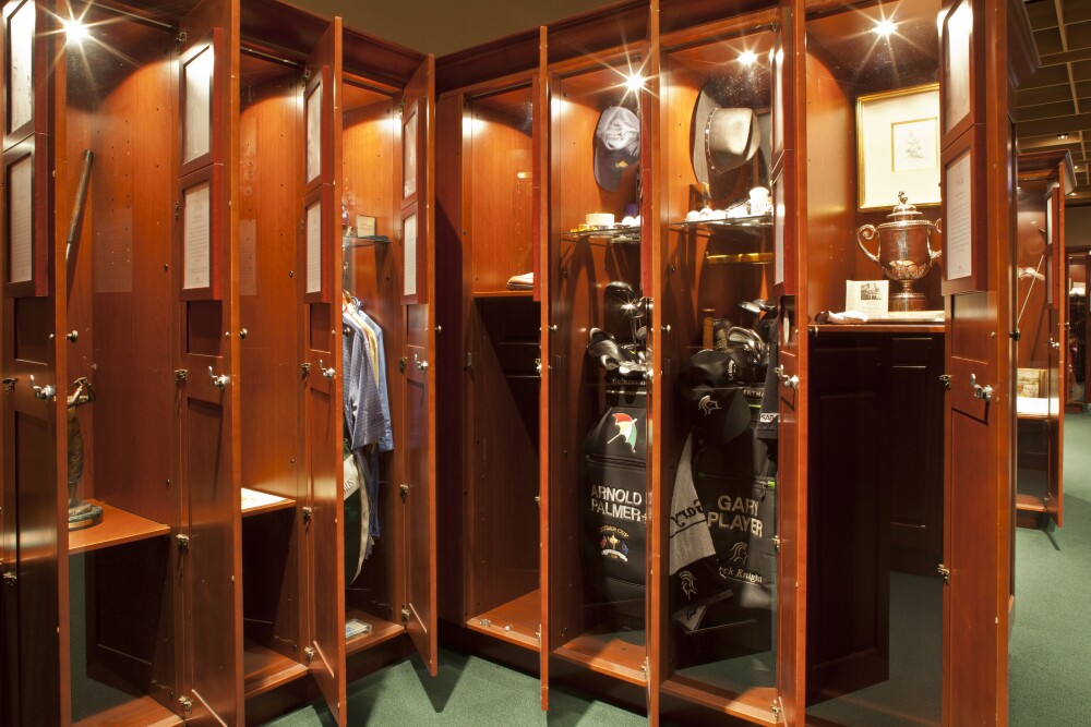 Palmer locker at World Golf Hall of Fame