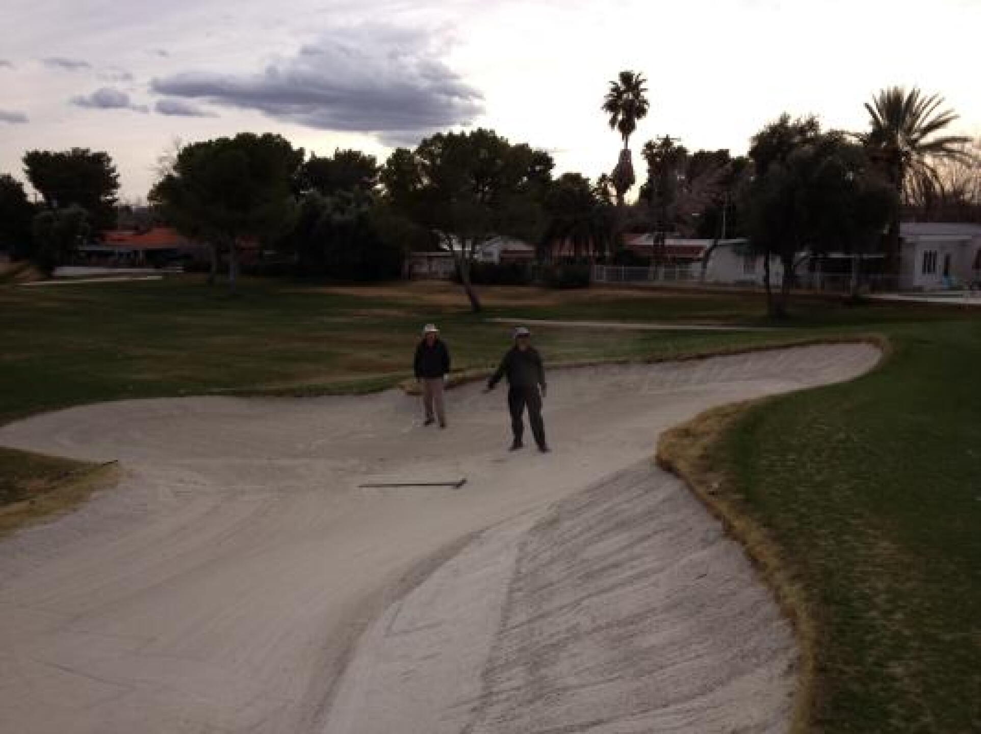 Everyone in our foursome ended up in this trap. (Photo submitted by Wally4 on 02/01/2013)