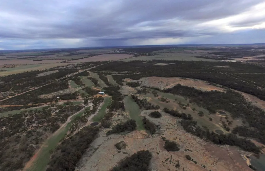 Hyden GC: Aerial view