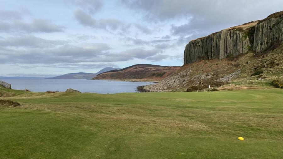 Shiskine Golf Club - cliff