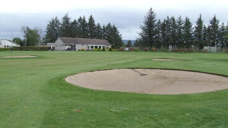 Keith GC: 18th green