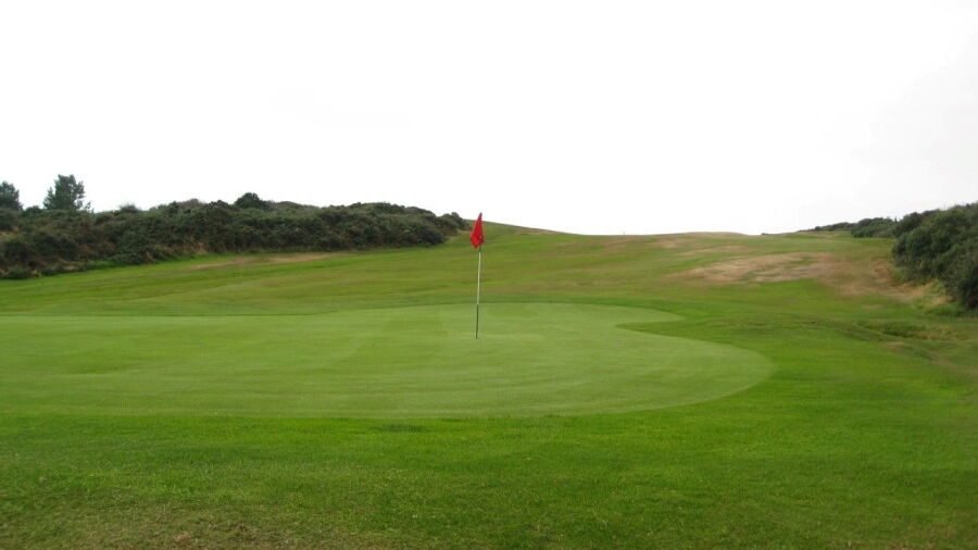 17th green at Holyhead 