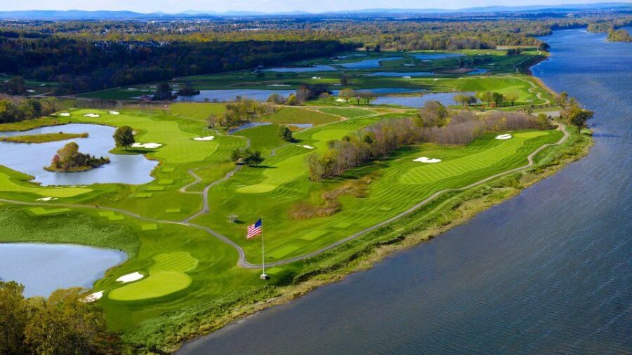 Trump National GC - Washington D.C. - River: Aerial view