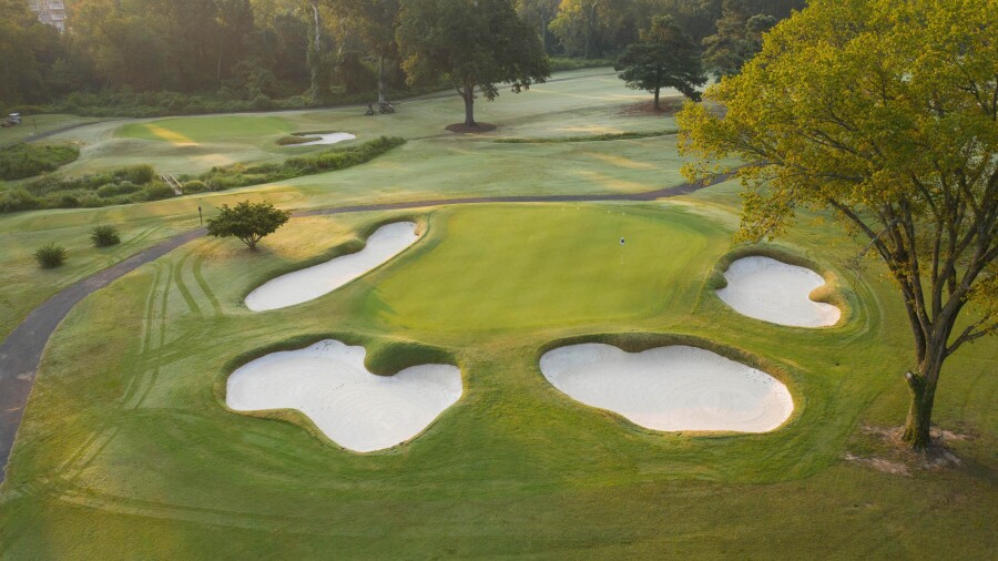 Belmont Golf Course - bunkers 