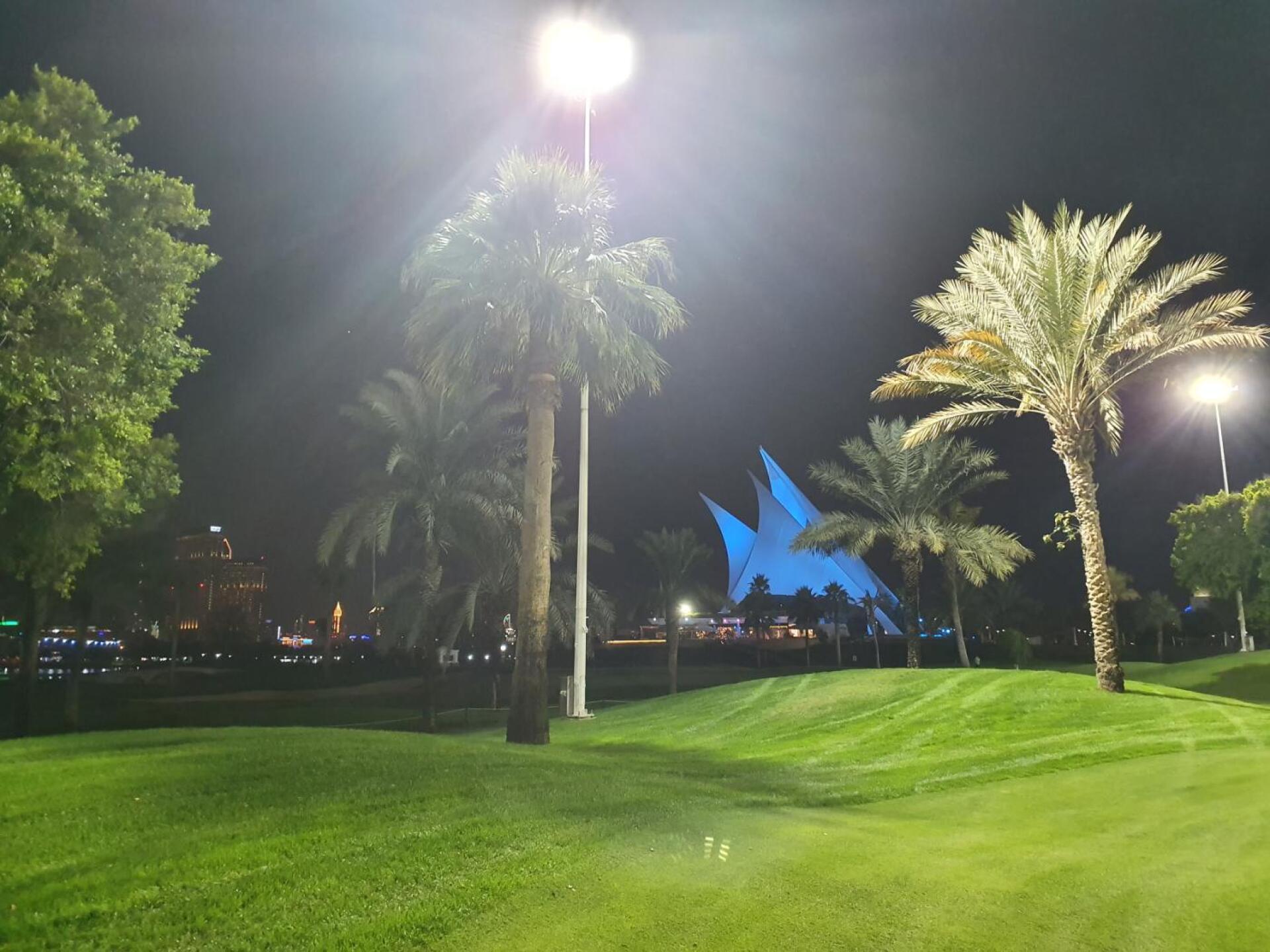 fairway no 8 view of Creek Golf Clubhouse night time (Photo submitted by KurtKobaen on 01/10/2020)