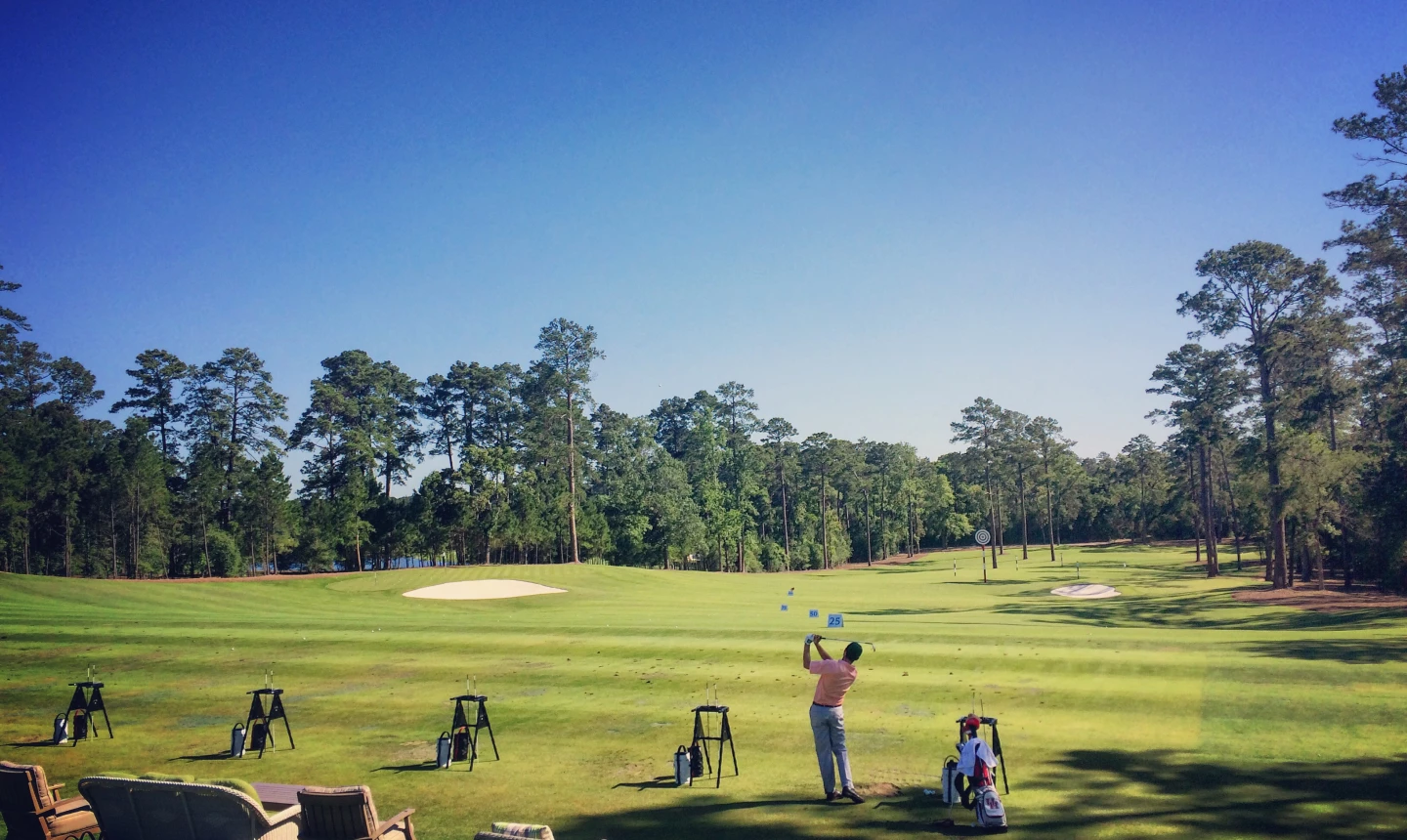 Bluejack National golf course - driving range